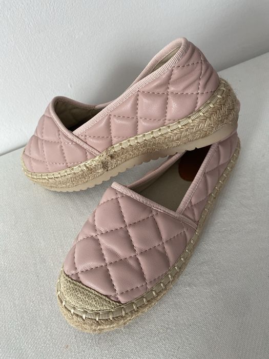 Espadrile roz pudra . Nr.36