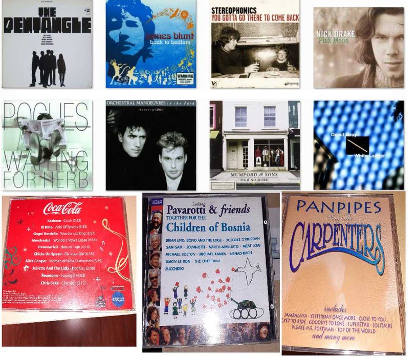 CD-uri muzica diverse genuri