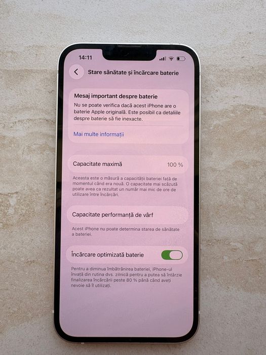 iPhone 13, 128 GB, Alb