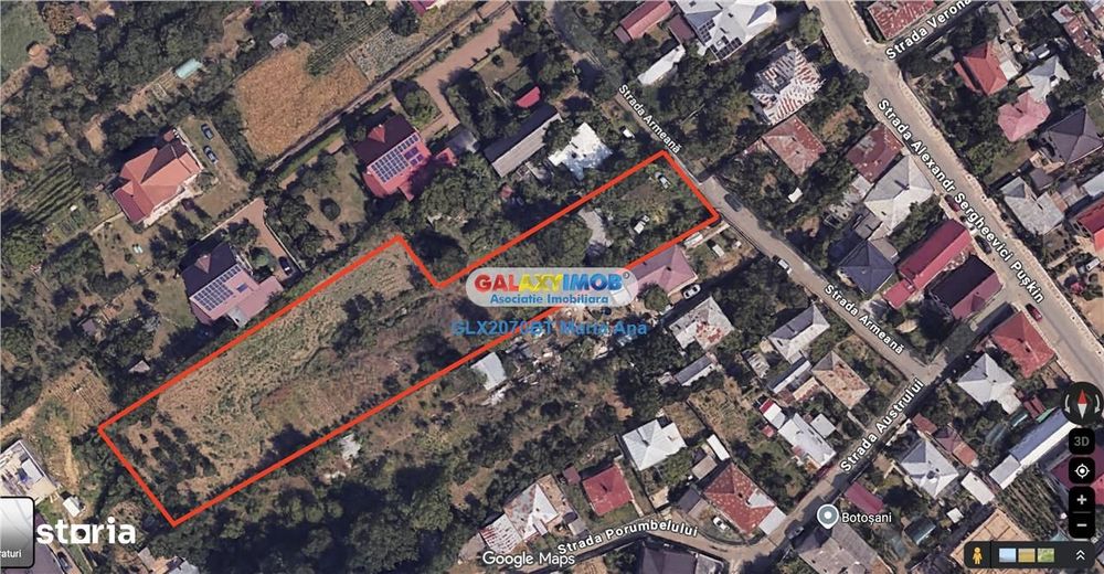 Exclusivitate: Teren Intravilan 3.862 mp. municipiul Botosani!