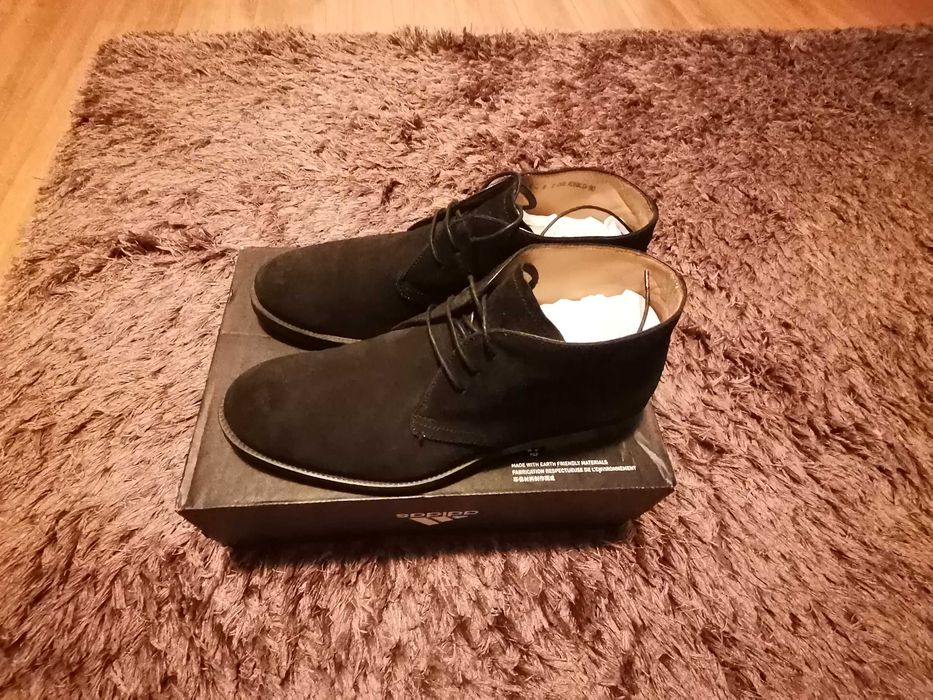 Ghete originale BALLY ,negre ,piele intoarsa moale,mar 41, 10/10