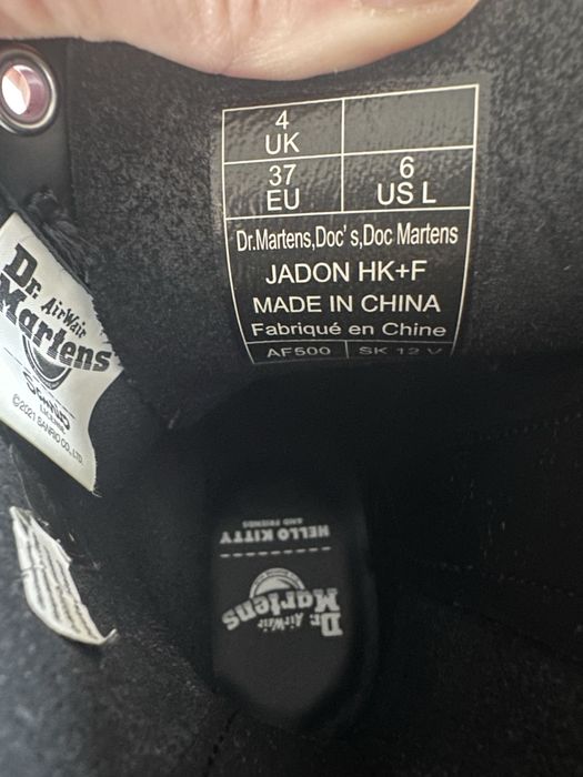 Dr Martens Jadon Hello Kitty Women's Platform Boots