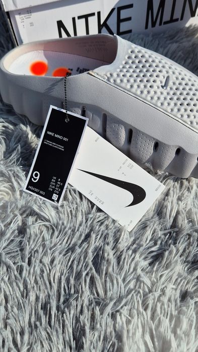 Slapi Nike Mind 001 Silver Gray 42.5