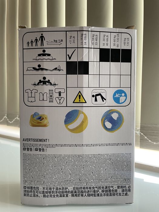Слънчеви очила, пояс, шапка и басейн за дете до 1 година