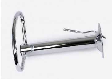 Хромирана степенка за бар стол