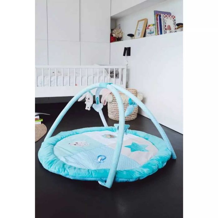 Tapișul Covoraș de joacă și activitate – albastru deschis One Two Fun