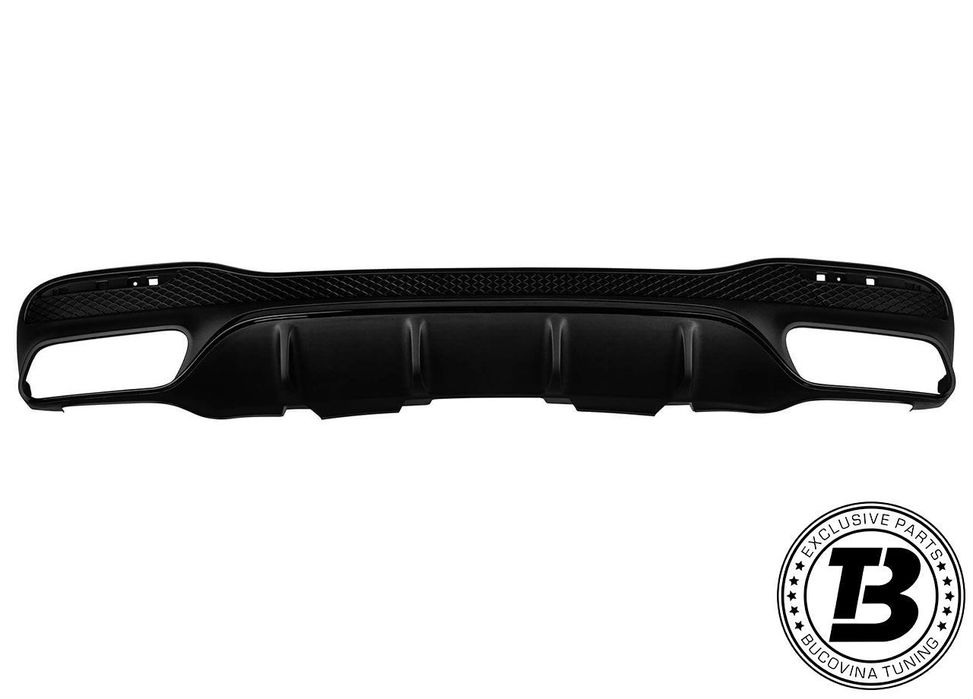 Difuzor Bara Spate cu Ornamente compatibil cu Mercedes GLE W166 AMG Design