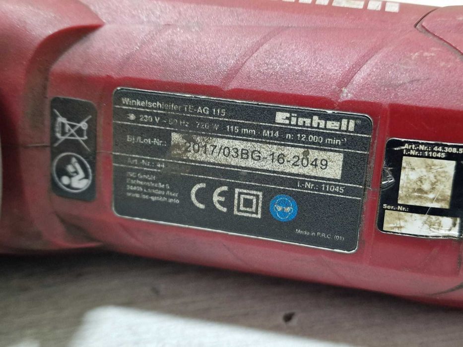 Einhell Ъглошлайф TC-AG 115/750