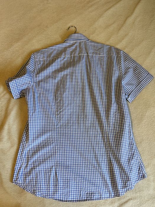 Camasa barbati Bigotti Slim M 39 40 maneca scurta