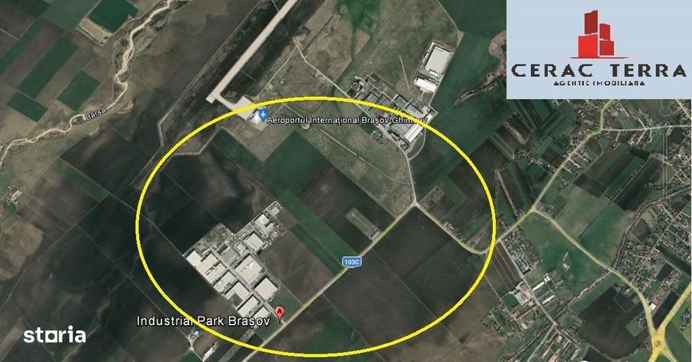 Teren - zona Aeroport Ghimbav # CERACTERRA