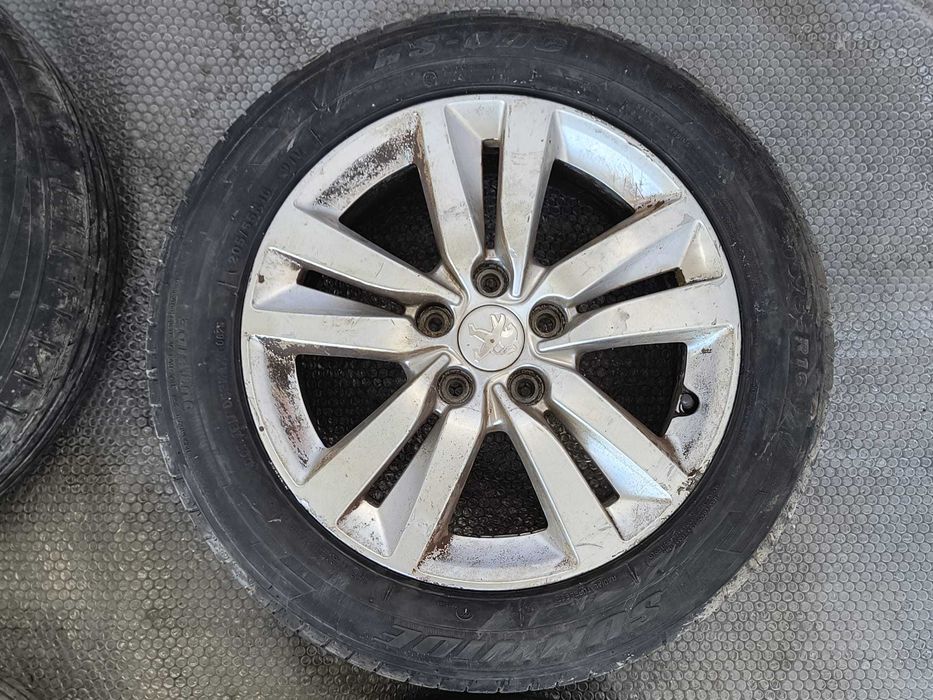 Set 4 Jante Aliaj R16 5x108 Peugeot 308 / Model Quartz / Cod OEM 96779895TW (12A)
