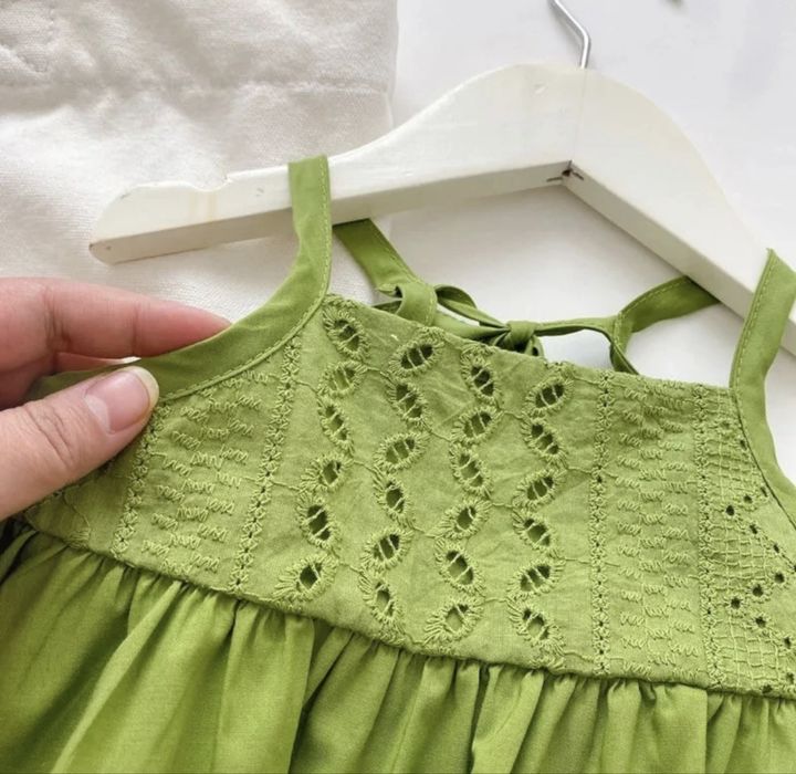 Продаю летний топ на девочку, хб, размер 100