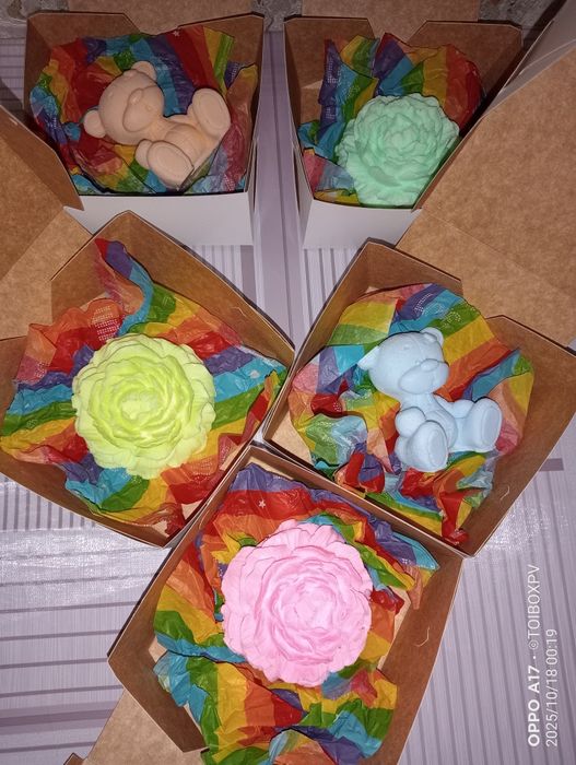 Падарочное мыло в коробочке