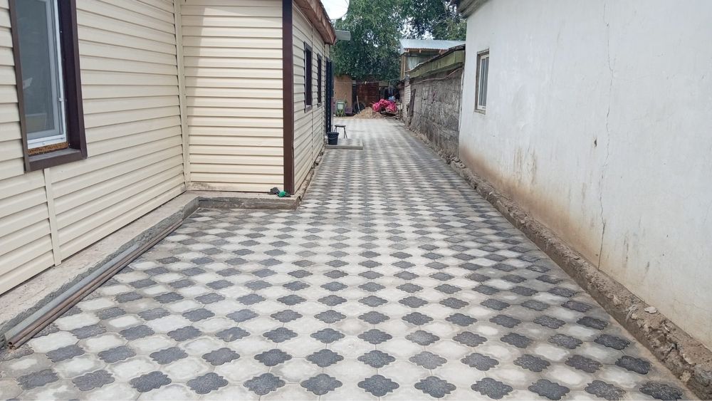 Укладка брусчатки