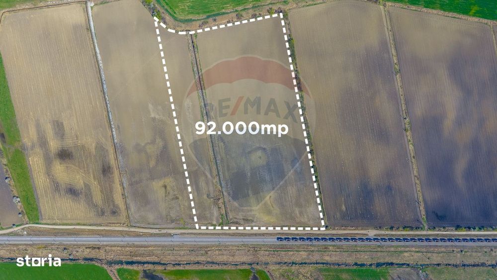 Teren 9,2 Ha Bod |Logistic / Industrial| Doar 5€/mp| Comision 0%