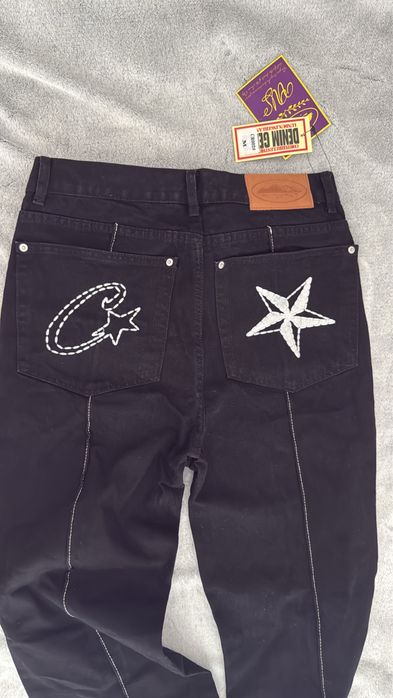 Blugi Corteiz C-Star Denim Black