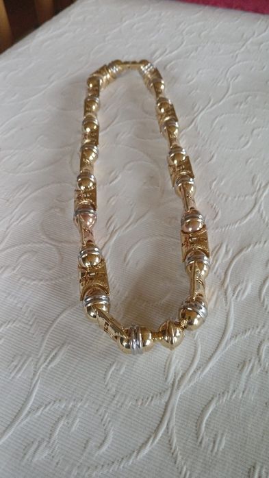 Lanț de aur 14k ghiul medalion