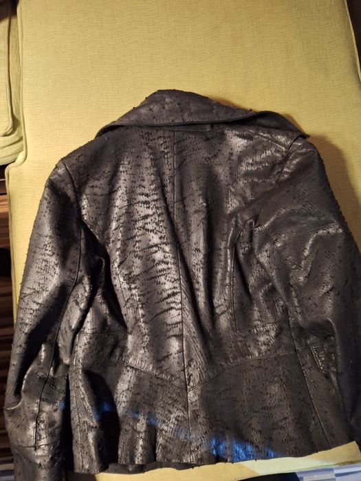 Кожено дамско сако