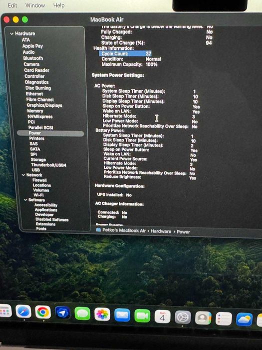 Apple MacBook Air 13.6'', Apple M3, 16GB, 256GB.Starlight,ГАРАНЦИЯ