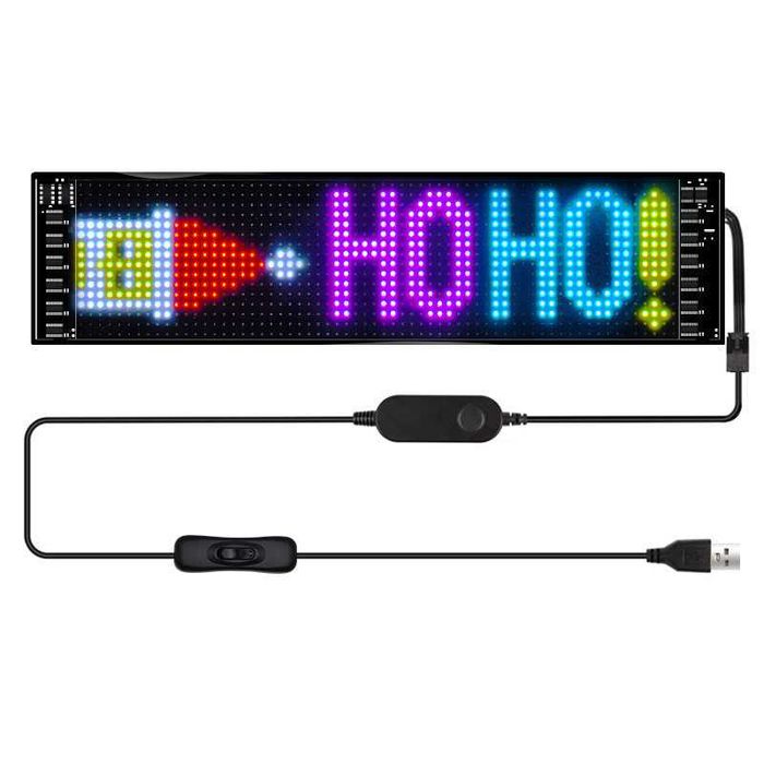 Reclama Auto USB  Flexibila Display LED Programabil