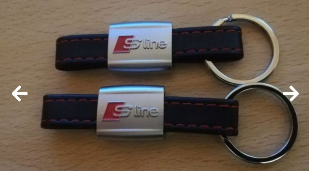 ЧИСТО НОВИ Висококачествени ключодържатели за Audi S Line