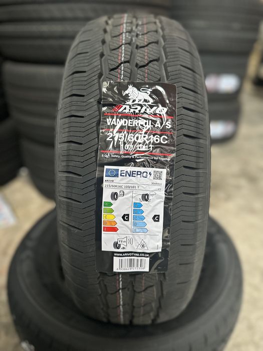Нови Всесезонни Бусови Гуми Arivo Vanderful A/S 215/60R16C Нов Dot