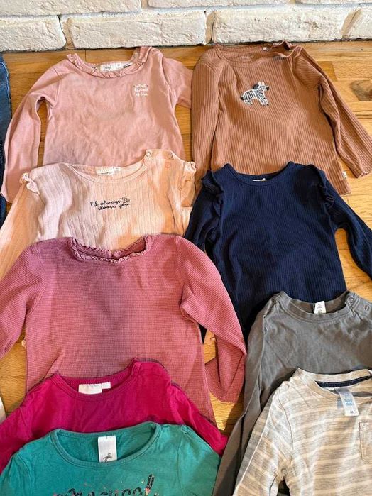 Голям лот дрехи за момиче есен/зима 86/92 - 50+ части 2.80 лв на дреха