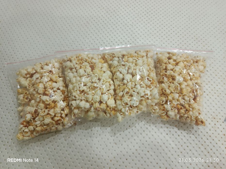 Попкорн свежи вкусный готовил сегодня