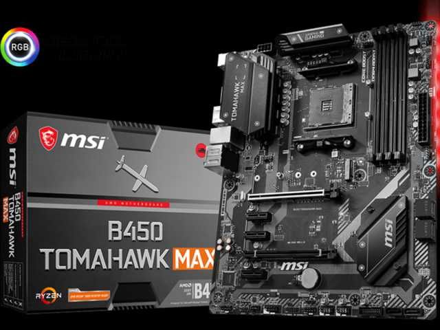 Дънна платка MSI B450 Tomahawk Max, сокет АМ4