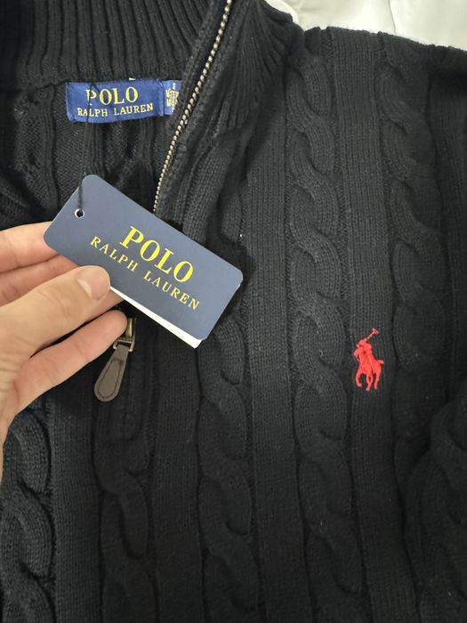 Half zip up Ralph Lauren Negru-M