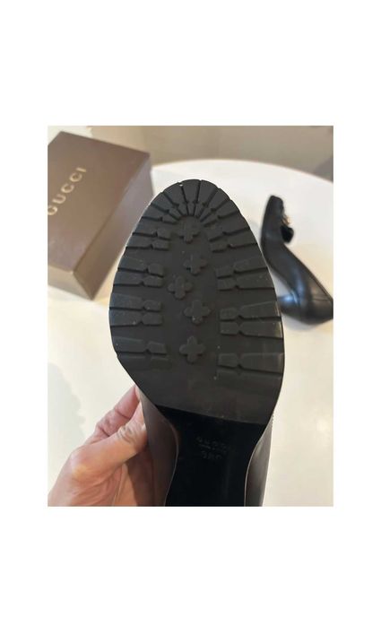 Gucci horsebit heels обувки