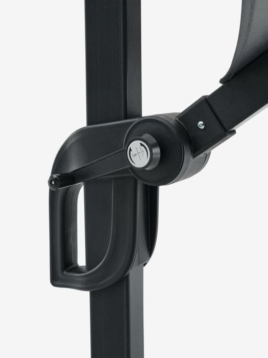 Висящ чадър TRONDHEIM – Ø300 см, сив