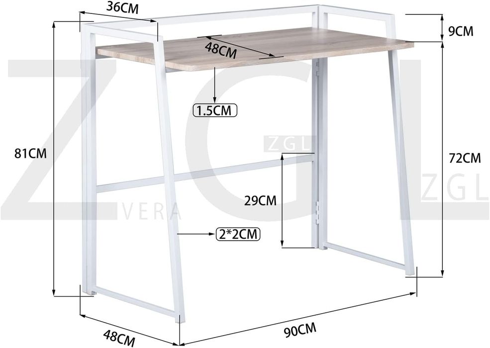 Сгъваемо бюро, преносимо бюро за компютър, работна маса офиса