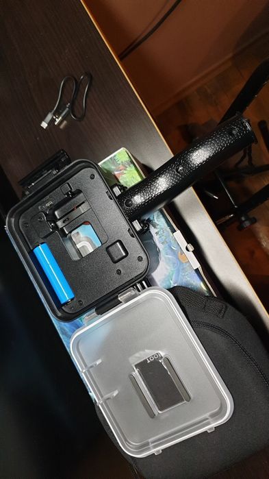Намалено!!!GoPro 5,6,7  Подводен кейс с лед осветление