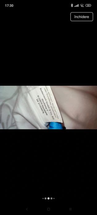 Lenjerie de pat, imprimeu fluturi, 100%bumbac satinat, nou