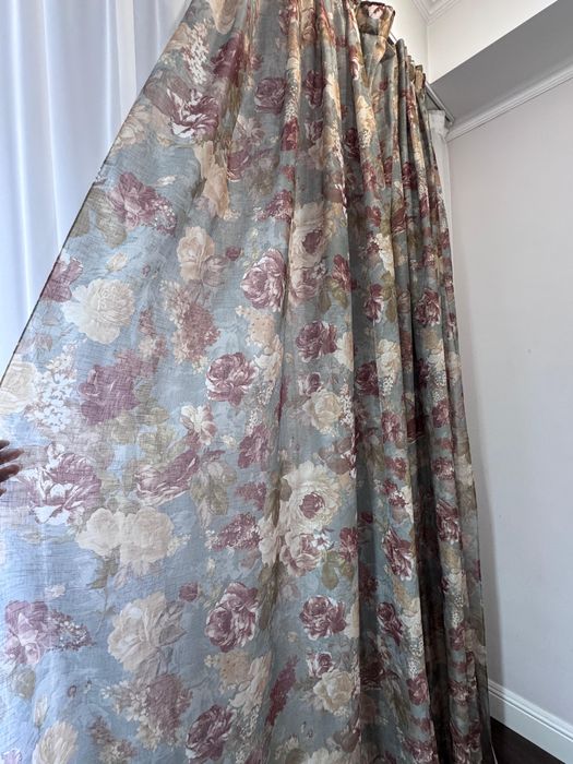 Продам шторы и тюгь, срочно