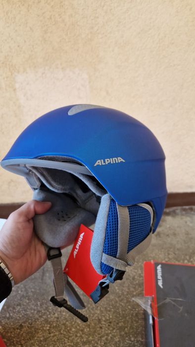 Casca schi copii Alpina Grand JR (blue matt)