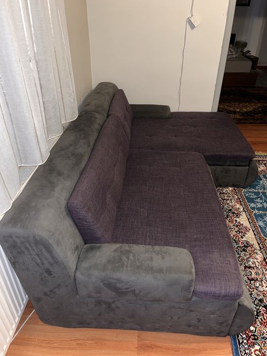 Coltar extensibil cu lada Canapea  transport GRATUIT