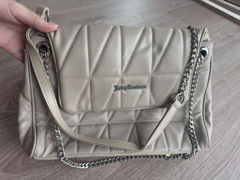 Geanta crem juicy couture