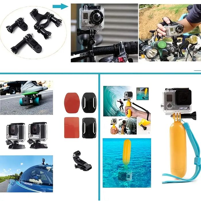 Комплект Аксесоари за GoPro Hero - DJI - Insta360 - 20 части