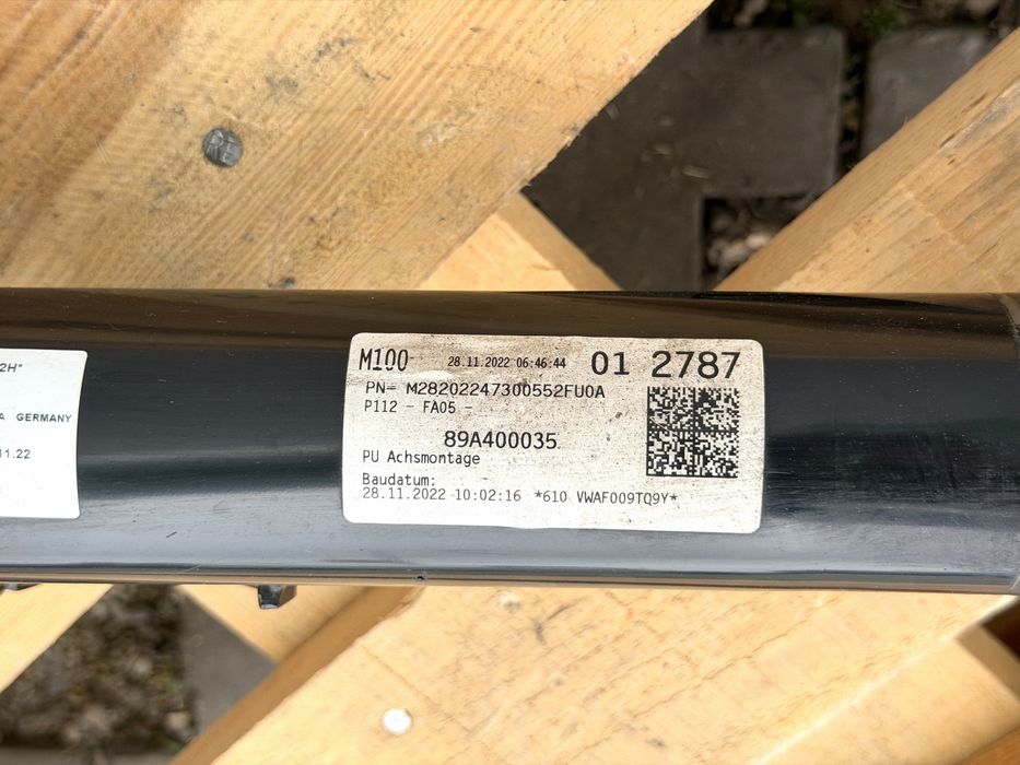 Ляв амортисьор AUDI Q4 VW ID.3 ID.4 89A400035 1EA412021BQ 1EA412331B