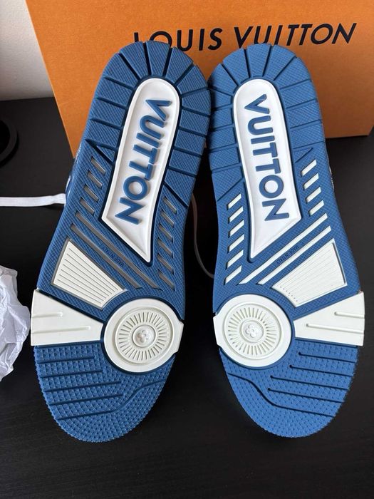 #EDITIE LIMITATĂ# Louis Vuitton LV Trainers Blue Verificare Colet
