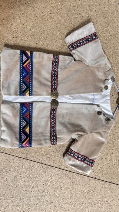 Жилетка для newborn девочки + саукеле