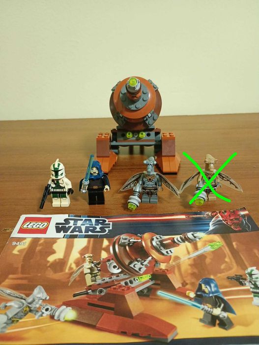 LEGO Star Wars The Clone Wars Geonosian Cannon 9491