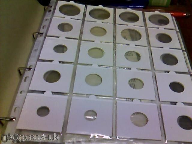 Албум за монети с картончета