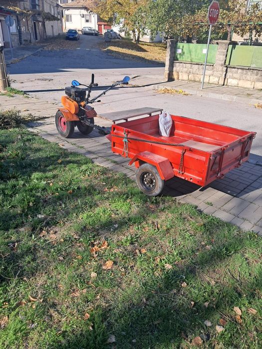 Мотофреза с ремарке