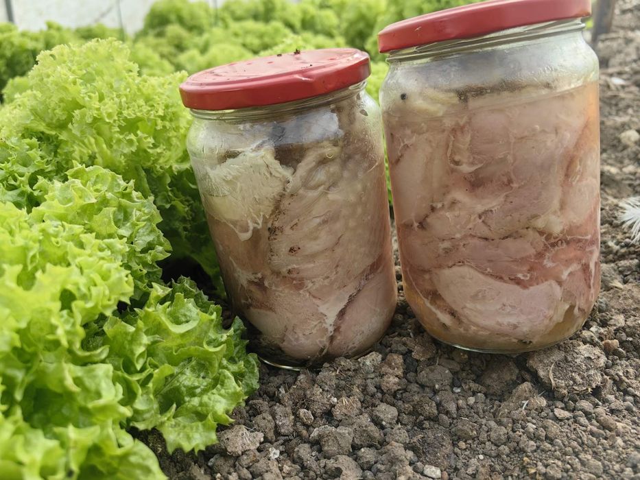 Пуешко месо в буркан