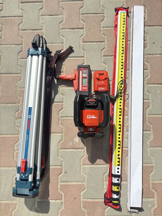 Nivela laser Hilti PR 2-HS cu trepied si stadie