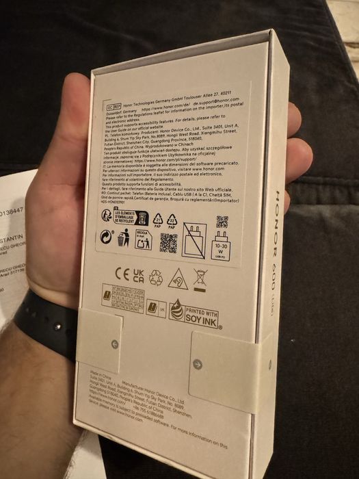 Honor 600 lite 5g  Velvet Black SIGILAT NOU NOUȚ cu garanție