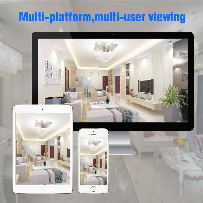 Бебефон Метална Водоустойчива Безжична IP Камера Смартфон Наблюдение